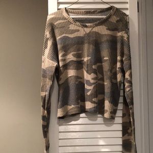 Aeropostale long sleeved camo shirt